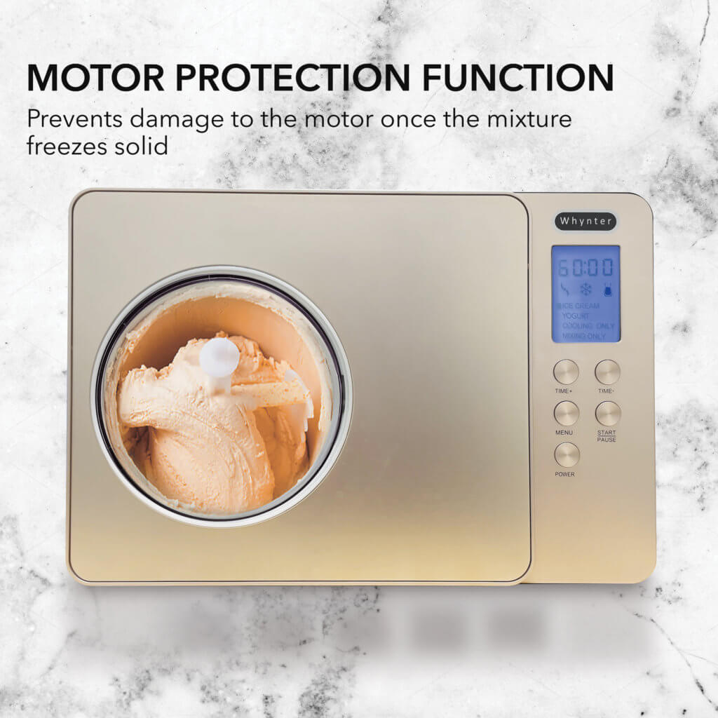 Whynter 2.1-Quart Automatic Ice Cream & Yogurt Maker with Compressor