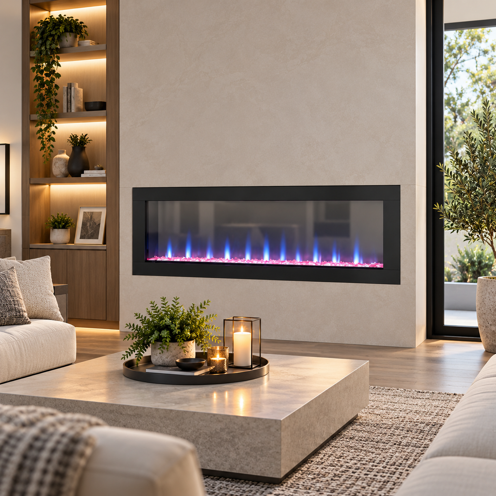 Napoleon Clearion Elite 60” See-Through Electric Fireplace