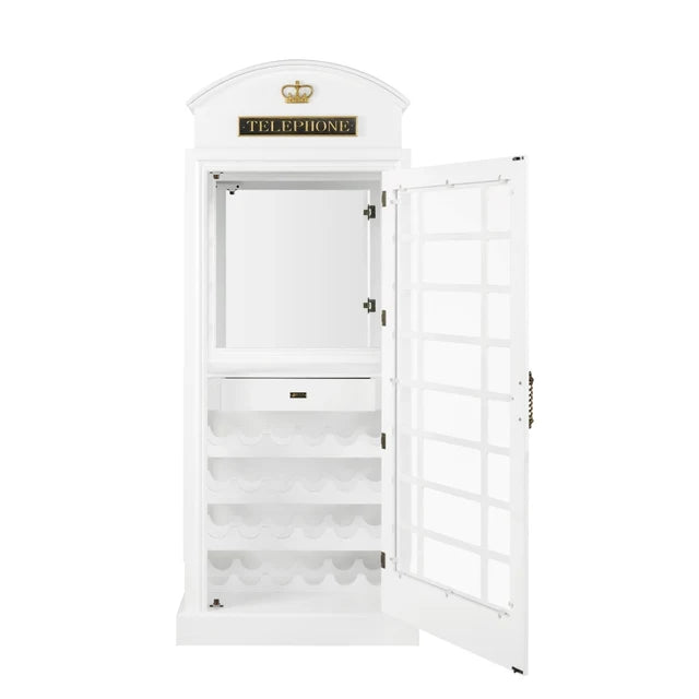 English Telephone Booth Luxury Bar Cabinet