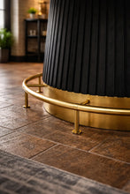 Load image into Gallery viewer, Prohibition 60-Inch Poker Table Foot Rail – Matte Black or Polished Brass