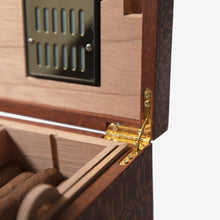 Load image into Gallery viewer, Cigar Humidor - Lacewood with Spanish Cedar Lining - 80 Capacity