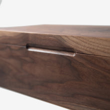 Load image into Gallery viewer, Cigar Humidor - Black Walnut with Spanish Cedar Lining - 80 Capacity