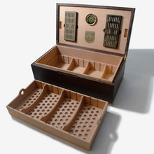 Load image into Gallery viewer, Cigar Humidor - Wenge with Spanish Cedar Lining - 80 Capacity