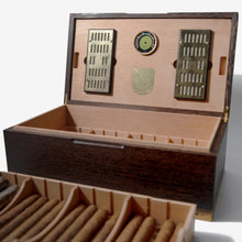 Load image into Gallery viewer, Cigar Humidor - Wenge with Spanish Cedar Lining - 80 Capacity