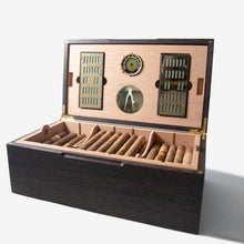 Load image into Gallery viewer, Cigar Humidor - Wenge with Spanish Cedar Lining - 80 Capacity