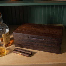 Load image into Gallery viewer, Cigar Humidor - Wenge with Spanish Cedar Lining - 80 Capacity