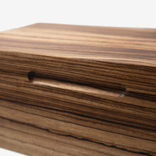 Load image into Gallery viewer, Cigar Humidor - Zebrawood with Spanish Cedar Lining - 80 Capacity