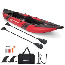 Load image into Gallery viewer, Inflatable 2-person Kayak Set with Aluminium Oars and Repair Kit