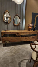 Load image into Gallery viewer, Wood and Resin Dining Room Buffet &amp; Sideboard Table | Voronoi Collection