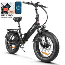 Load image into Gallery viewer, 20*4.0 inch fat tire folding electric bicycle, 750W motor urban mountain E-Bike, 48V13AH battery adult electric scooter