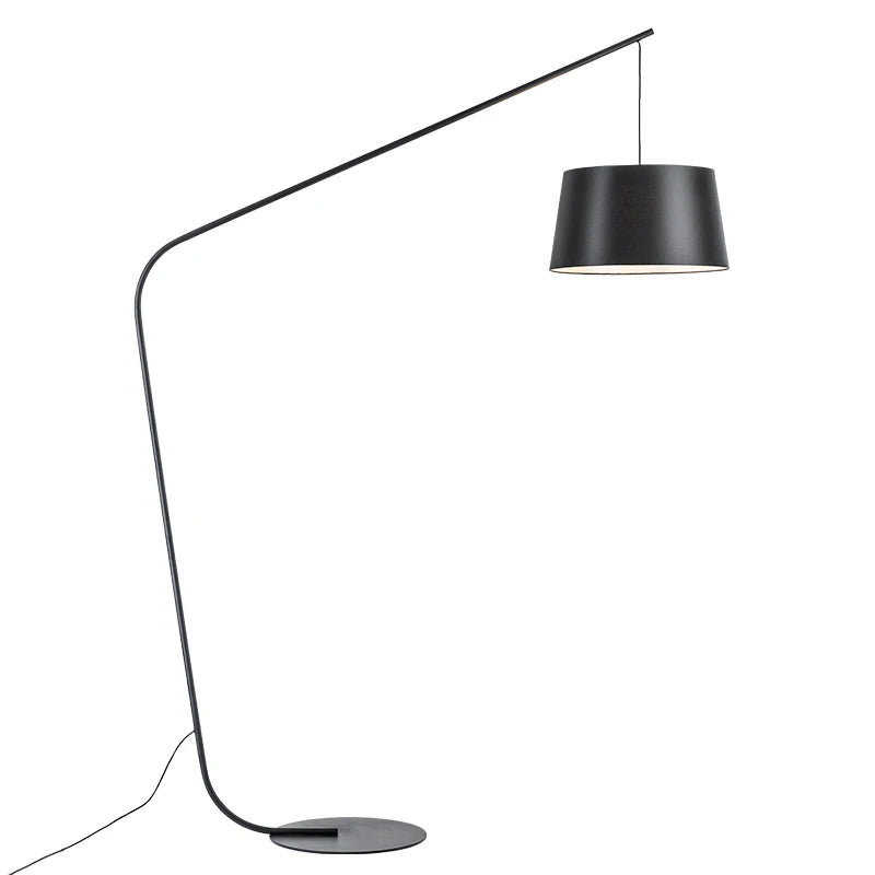 Modern LED Floor Lamp with Remote – Adjustable Fishing Arc Standing Light