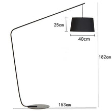 Load image into Gallery viewer, Modern LED Floor Lamp with Remote – Adjustable Fishing Arc Standing Light