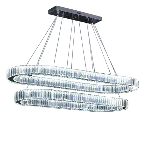 Decorbites Crystal Pendant Chandelier | Modern LED Ceiling Light