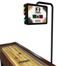 Load image into Gallery viewer, Anaheim Ducks NHL Laser-Engraved Shuffleboard Table