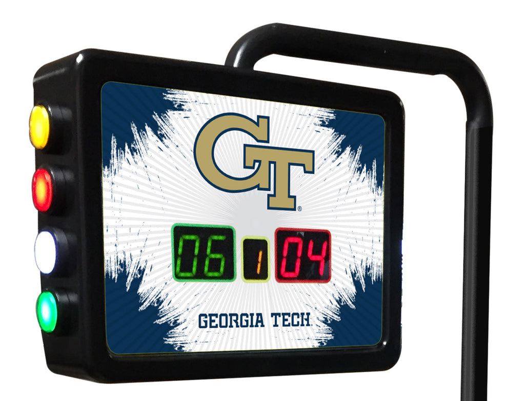 Georgia Tech Yellow Jackets NCAA Laser-Engraved Shuffleboard Table