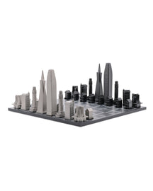 San Francisco Skyline Chess Set – Stainless Steel Luxury Mancave Edition