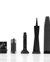 Load image into Gallery viewer, San Francisco Skyline Chess Set – Stainless Steel Luxury Mancave Edition