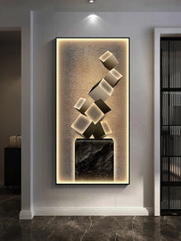 Crystal Wall Art Glow Lamp