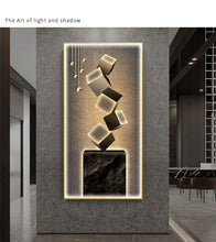 Load image into Gallery viewer, Crystal Wall Art Glow Lamp
