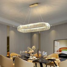 Load image into Gallery viewer, Decorbites Crystal Pendant Chandelier | Modern LED Ceiling Light
