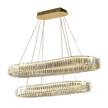 Load image into Gallery viewer, Decorbites Crystal Pendant Chandelier | Modern LED Ceiling Light