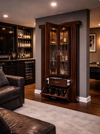 Hidden Gun Cabinet Door | Concealed Rifle Storage