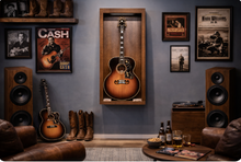 Load image into Gallery viewer, Rectangular Wall-Mounted Guitar Humidor Display Case