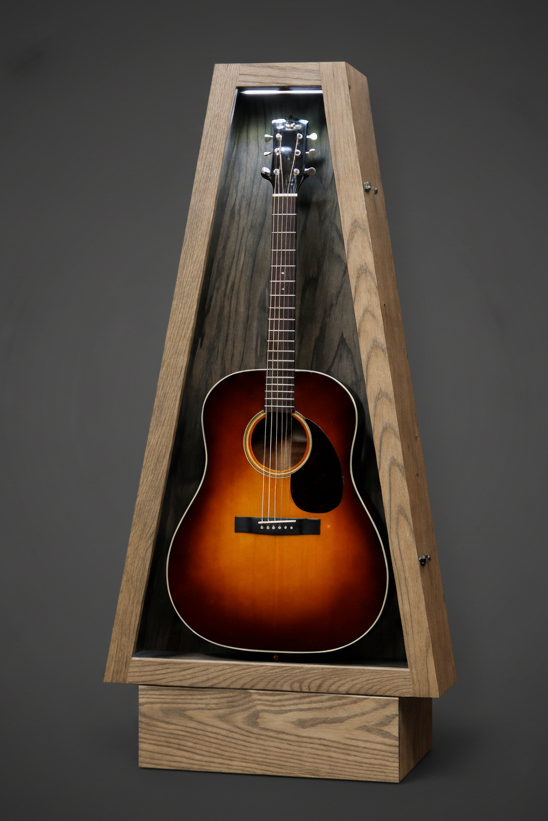 Freestanding Guitar Humidor Display Cabinet