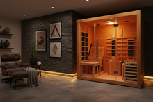 Load image into Gallery viewer, Rövia Oasis 3-Person Hybrid Indoor Sauna Room