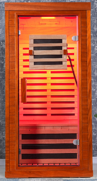 Full-Spectrum Infrared Sauna with Red Light Therapy (1 Person)