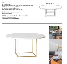 Load image into Gallery viewer, Modular Concrete Nesting Coffee Table Set | Round Industrial