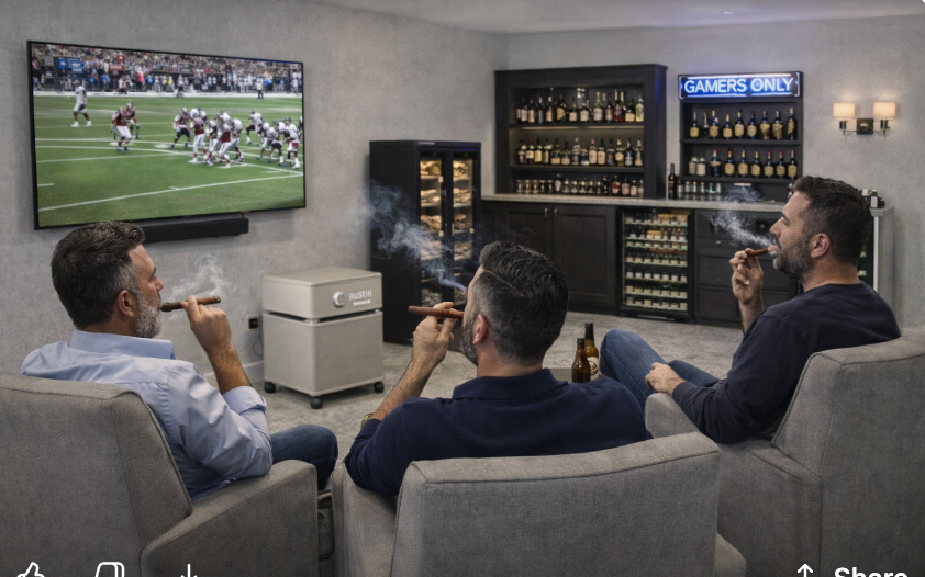 HealthMate B400 Cigar Lounge Air Purifier – HEPA + Carbon