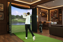 Load image into Gallery viewer, KHAMPA 9.8' Golf Simulator Enclosure Kit – 4K Impact Screen