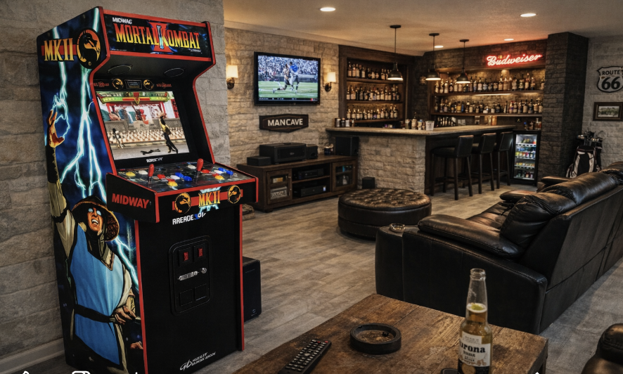 Arcade1Up Mortal Kombat II Deluxe Arcade Cabinet – WiFi