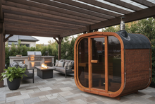 Load image into Gallery viewer, Luxury Outdoor ThermoWood Sauna – Patio Elegance MW20