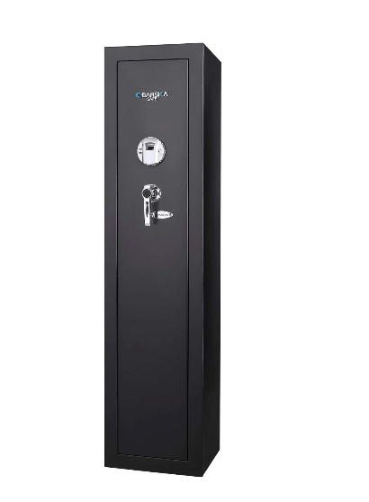 Barska 5.51 CF Tall Biometric Rifle Safe With Biometric Keypad