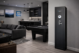 Barska 5.51 CF Tall Biometric Rifle Safe With Biometric Keypad