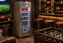 Load image into Gallery viewer, 1 Door Commercial Display Refrigerator, EQCHEN 27 Inch Commercial Drinks Fridge