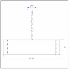 Load image into Gallery viewer, Rochefort 5-Light Distressed Gold Metal Chandelier