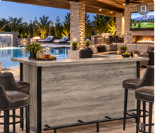 Load image into Gallery viewer, Bellemore Freestanding Home Bar Wine Cabinet Grey Driftwood