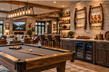 Load image into Gallery viewer, Whiskey &amp; Wine Barrel Stave Trio Pack — Bottle &amp; Glass Wall Racks