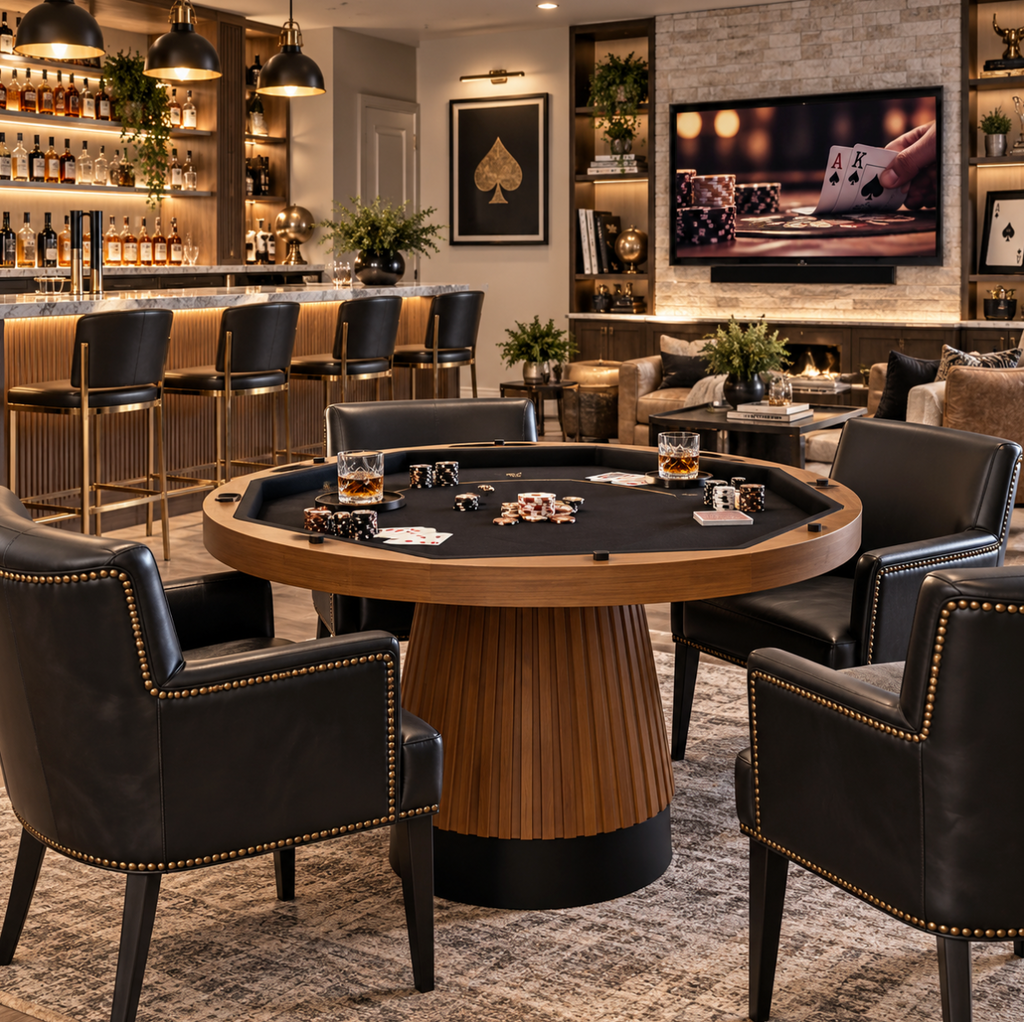 Prohibition 48" 2 in 1 Poker Table