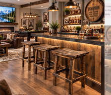 Load image into Gallery viewer, Whiskey Barrel Stools