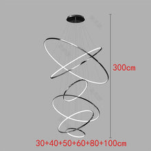 Load image into Gallery viewer, Joesee Modern Multi-Ring LED Pendant Light – Dimmable
