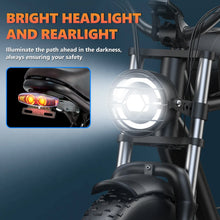 Load image into Gallery viewer, Kickwey K7 Adult Electric Bicycle 1500w 48V 23ah Mountain Electric Bike 20 Inch Fat Tire Outdoor Entertainment Off Road E Bike