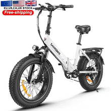 Load image into Gallery viewer, 20*4.0 inch fat tire folding electric bicycle, 750W motor urban mountain E-Bike, 48V13AH battery adult electric scooter