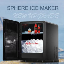 Load image into Gallery viewer, Counter Top Home Sphere Ice Machine Crystal Ice Ball 4Pcs Per Cycle 160Pcs and 10Kgs Per Day for Cocktails Drinks Whiskey