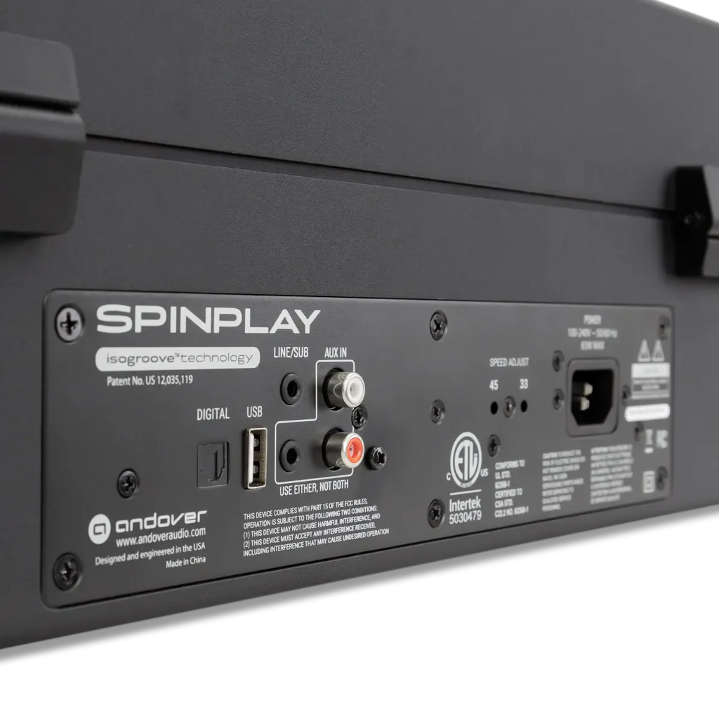 Luxury All-in-One Record Player for Mancave | SpinPlay Premium Turntable System