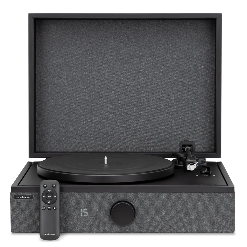 Luxury All-in-One Record Player for Mancave | SpinPlay Premium Turntable System