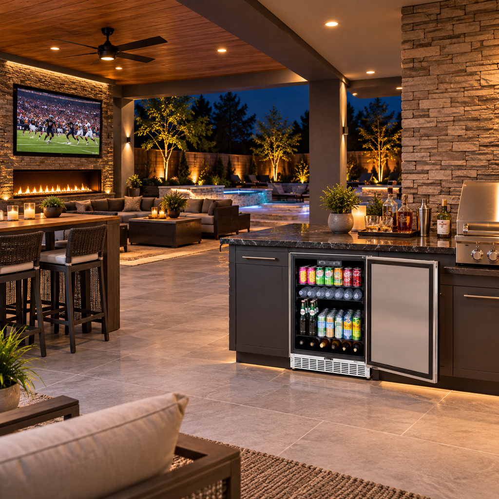Summerset 24" Outdoor Refrigerator with Anti-Vibration System